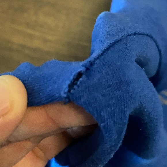 Vintage 1990s Honda Goldwing Faded Blue Shirt - Picture 7 of 10